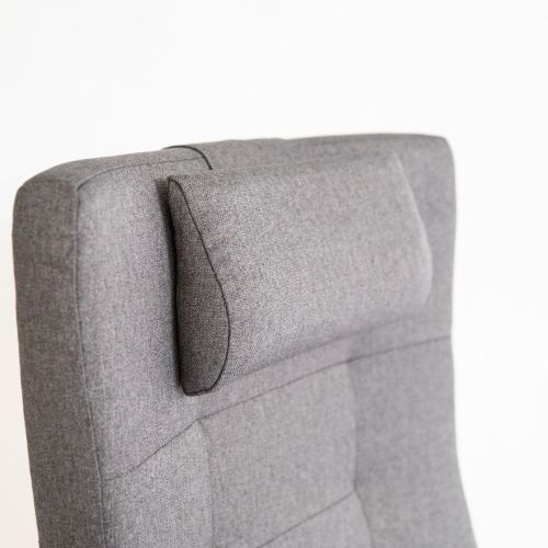Farstrup 5040 Multiplus Sessel SH: 47 cm. - Buche/Medley Dunkelgrau