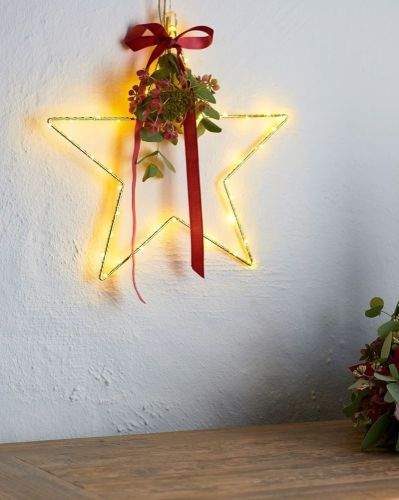 Sirius Liva Star mit 40 LED-Licht Ø: 30 cm – Gold