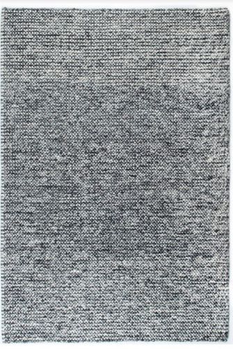 HC Carpets Dublin Handgewebter Teppich 50x80 cm - Dunkelgrau