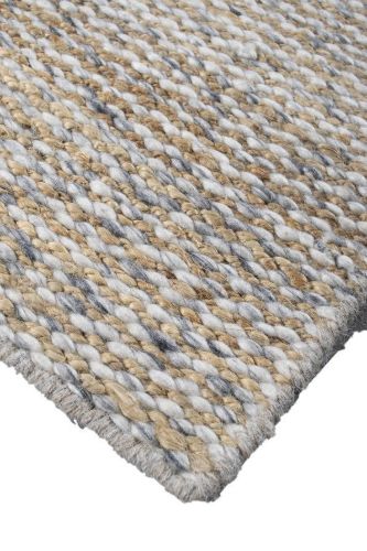 HC Carpets Malta Handgefertigter Teppich 80x200 cm - Beige Natur