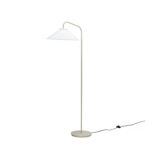 Hübsch Solid Gulvlampe H: 158 cm - Sand/Hvid