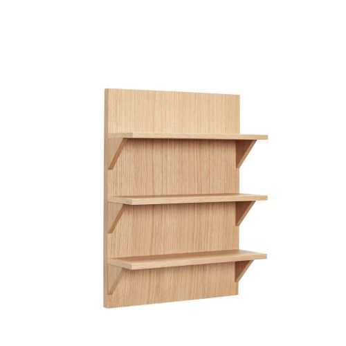 Hübsch Straight Reol 40x54 cm - Egetræsfinér