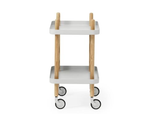 Normann Copenhagen Block Rolltisch H: 64 cm - Hellgrau