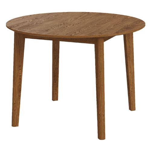 Skovby SM120 Spisebord Ø: 102 cm - Lakeret Valnød