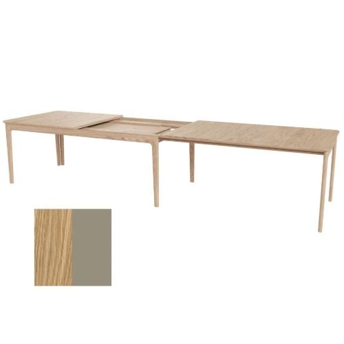 Skovby SM27 Esstisch inkl. 3 Einlegeplatten L: 205-358 cm - Naturgeölte Eiche/Muskat-Laminat