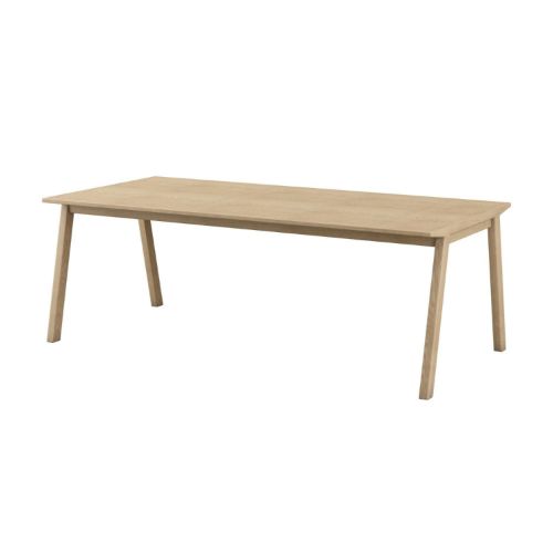 Skovby SM143EOI Spisebord m. Udtræk L: 209-305 cm - Naturolieret/Muskat Nanola