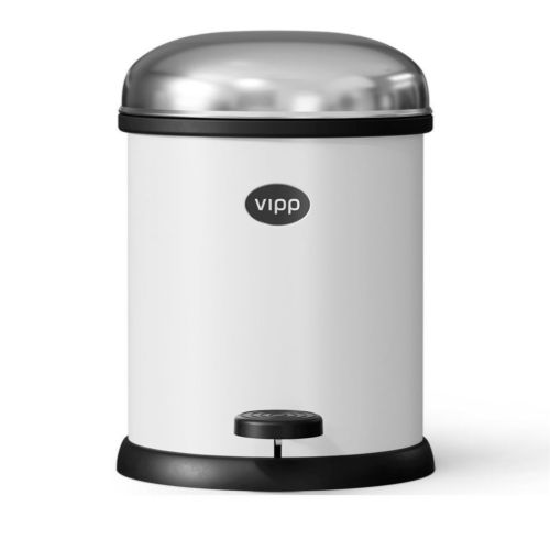 Vipp 12 Pedalspand H: 25 cm  3 L- Hvid