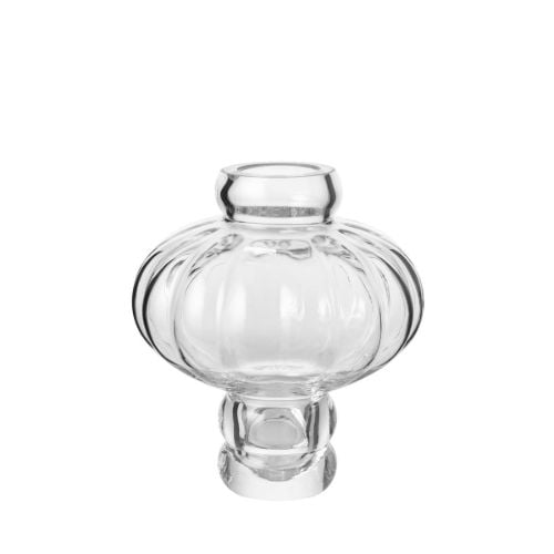 Louise Roe Balloon Vase #02 H: 20 cm - Clear
