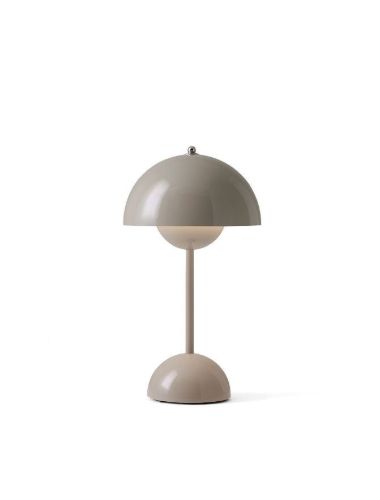 &Tradition Flowerpot VP9 Tischlampe H: 29,5 cm - Grau Beige