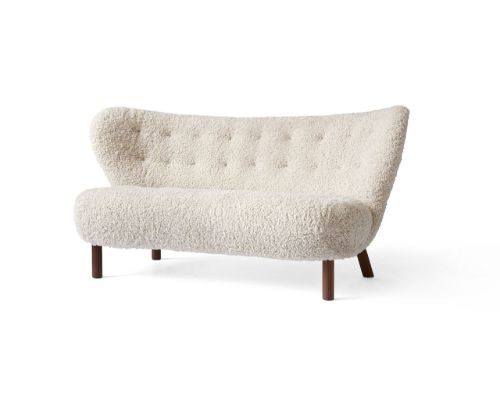 &Tradition Little Petra VB2 Sofa L: 150 cm - Oiled Walnut/Sheepskin Moonlight