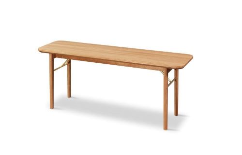 Skovby SM832 Topersoner Bænk L: 120 cm - Naturolieret Eg