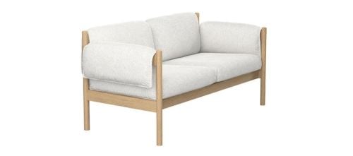 Skovby SM851 Loungesofa H: 74 cm - Naturgeölte Eiche/Cyber 23