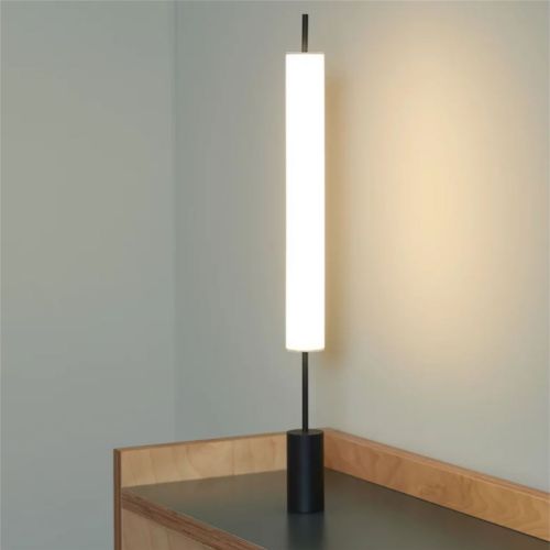 Luceplan Hono Tischleuchte, Höhe: 67 cm – Schwarz/Weiß