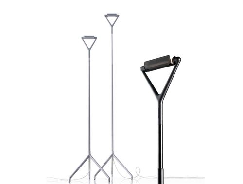 Luceplan Lola Stehleuchte H:160-200cm - Nero