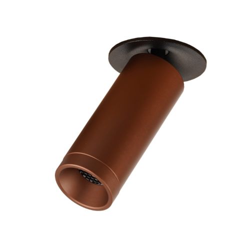 ANTIDARK Domino Mini Built-In Ø: 3,5 cm - Aluminium/Coffee