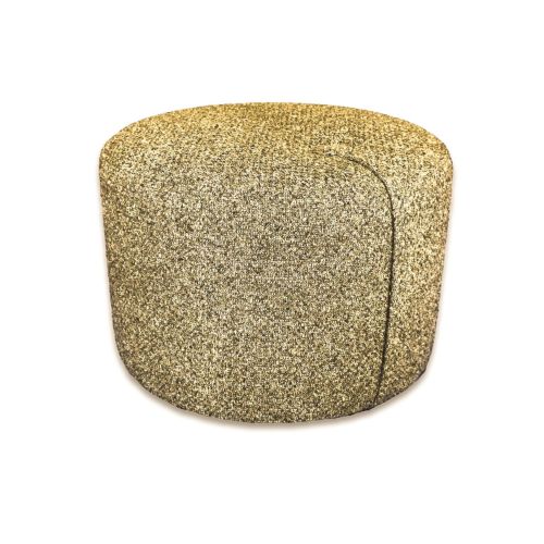 We Do Wood Designbite Pouf Small 33x46 cm - Polyester/Mustard