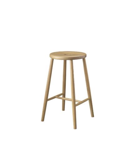 FDB Møbler J27C Thekenbarhocker Børge Mogensen SH: 65 cm – Eiche/Natur VORBESTELLUNG: JUNI 2024