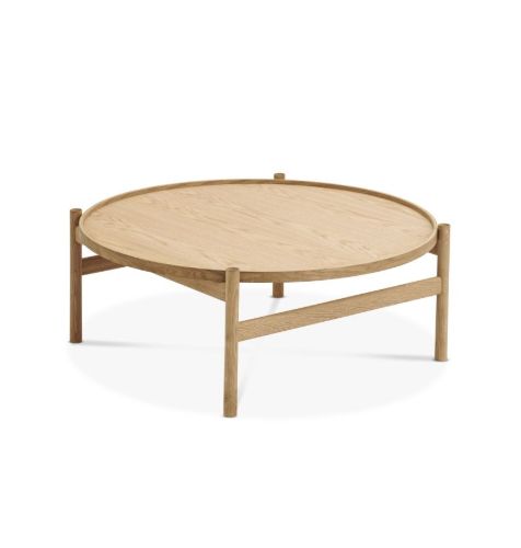 Brdr. Krüger HB Couchtisch Ø: 100 cm – Eiche geölt