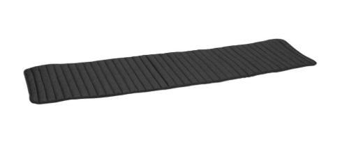 Udgået hos lev. FDB Møbler M14 Sammen Hynde til M10 3 Pers. Bænk u. Ryg 49,5x185 cm - Antracitgrå OUTLET