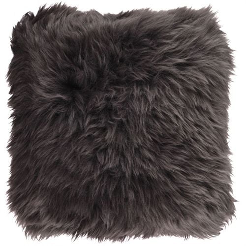 Natures Collection Cushion of New Zealand Sheepskin 50x50 cm - Walnut OUTLET