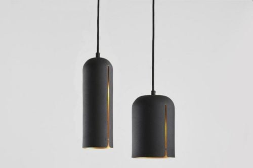 Woud Gap Pendelleuchte hoch H: 30 cm – Sortiert / Messing OUTLET