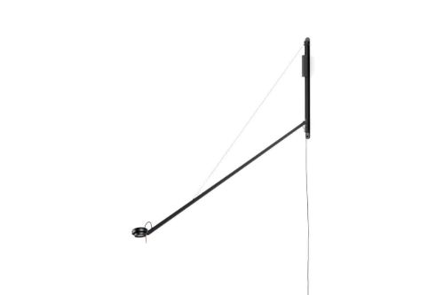 HAY Fifty-Fifty Wand L: 187 cm – Soft Black OUTLET