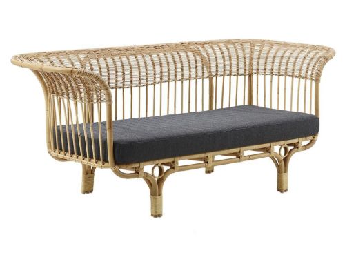 Sika-Design Franco Albini Belladonna Sofa L: 195 cm - Alurattan Natural OUTLET