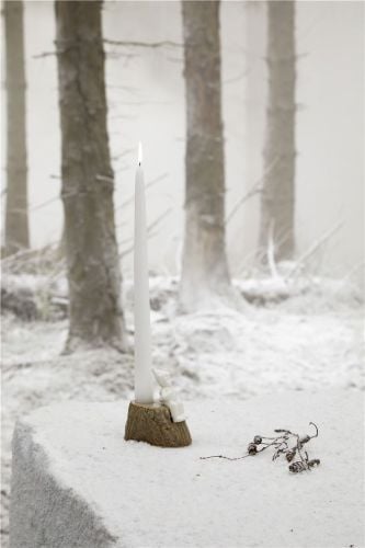 Kähler Christmas Tales Weihnachtsreise H: 9,5 cm – Weiß OUTLET