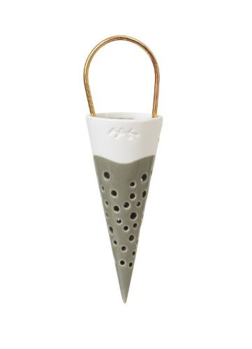 Kähler Nobili Kræmmerhus H: 15,5 cm - Olivengrøn OUTLET