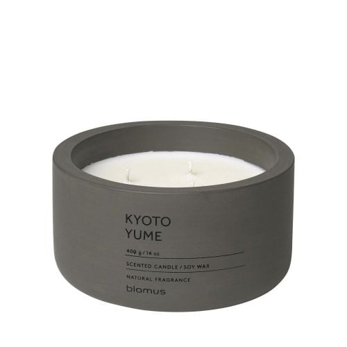 Blomus Fraga Scented Candle XL Ø: 13 cm - Kyoto Yume/Tarmac OUTLET