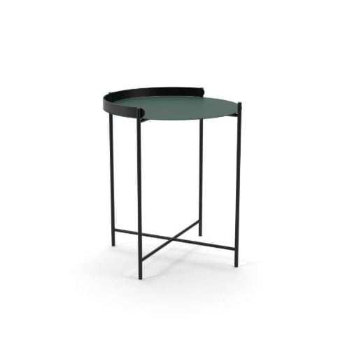 HOUE EDGE Tray Table Ø: 46 cm - Pine Green OUTLET