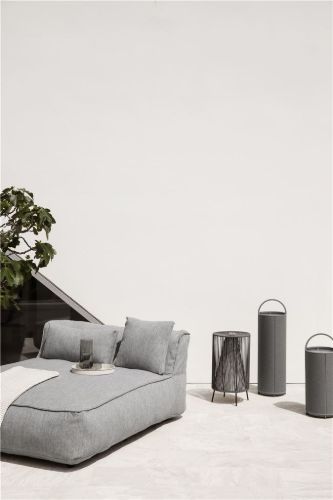 Blomus Wachstumskissen M 38x38 cm - Kohle