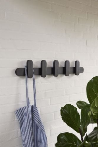 Hübsch Merry Coatrack B: 80 cm - Black  OUTLET