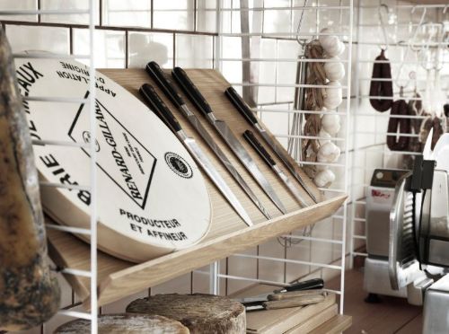 String Furniture Zeitschriftenregal Massiv B: 78 cm – Eiche OUTLET