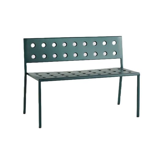 HAY Balcony Dining Bench L: 114 cm - Dark Forest OUTLET