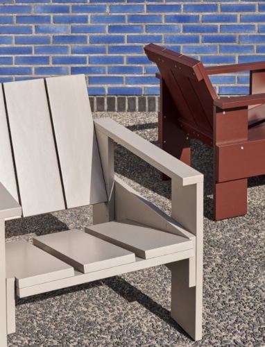 HAY Crate Lounge Chair SH: 32 cm – London Fog