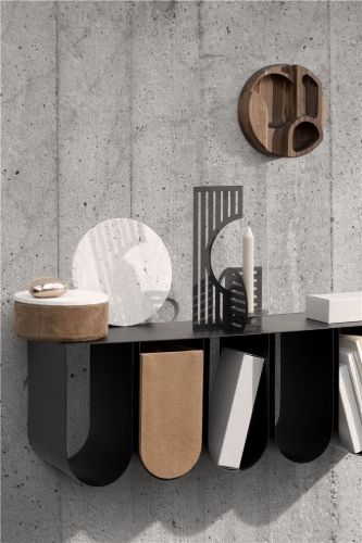 Kristina Dam Studio gebogene Box XXS H: 22 cm – Gebranntes Braun OUTLET
