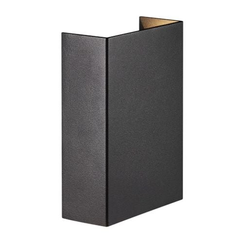 Nordlux Fold 10 Havelampe Væg H: 14,8 cm - Sort OUTLET