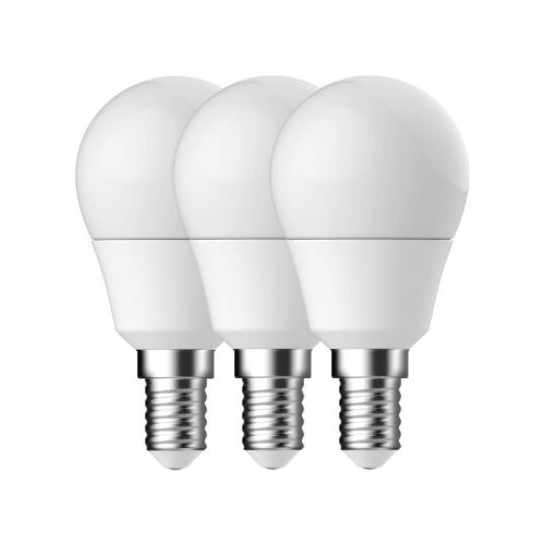 Nordlux E14 G45 Pære 3-pack 25W 470 Lumen - Varm Hvid/Frostet OUTLET