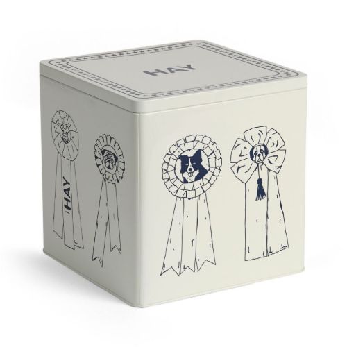 HAY Dogs Food Storage 22x22 cm Large - Blue/White 