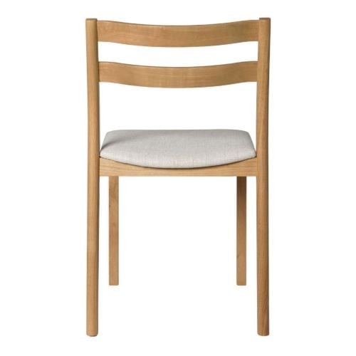 Ferm Living Boda Gepolsterter Esszimmerstuhl - Natur Eiche/Off-White