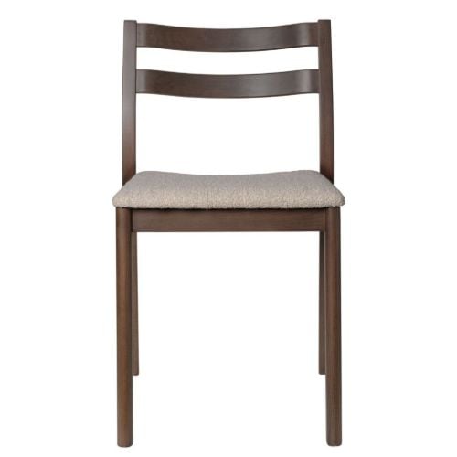 Ferm Living Boda Polstret Spisebordsstol - Dark Stained Beech/Natural