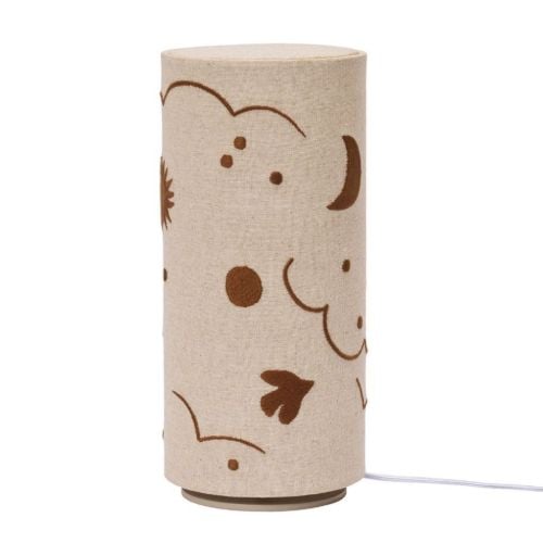 Ferm Living Skye Table Lamp - Natural/Bronze