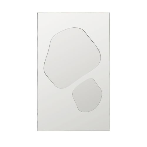 Ferm Living Folia Spejl H: 82 cm - Silver
