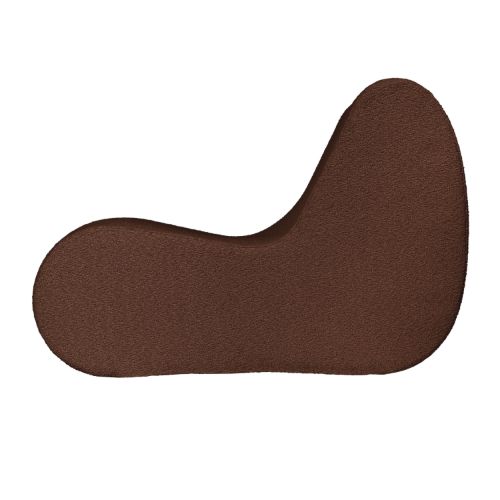 Ferm Living Rouli Mittelmodul - Bouclé/Kastanienbraun