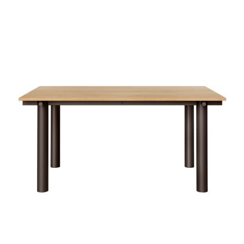 Ferm Living Atura Spisebord 160x90 cm - Dark Chocolate/Natural Oak Veneer
