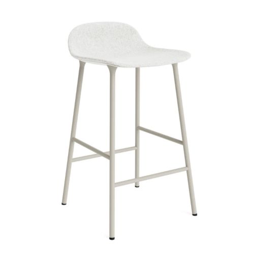 Normann Copenhagen Form Barhocker 65 cm. - Grey Steel/Hallingdal 110