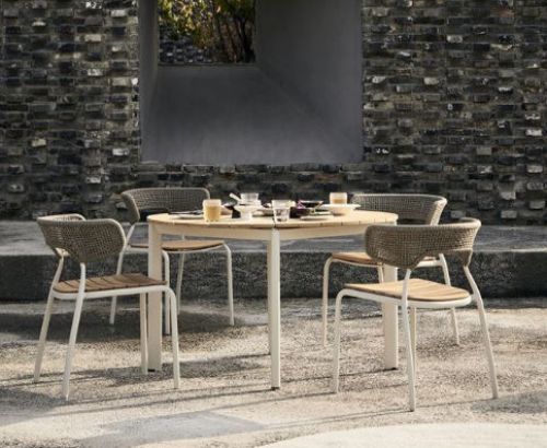 Farstrup Plus 5910 Lænestol M/Fodskamme SH: 47 cm. - Eg/Capture 4201 Grey/Brown