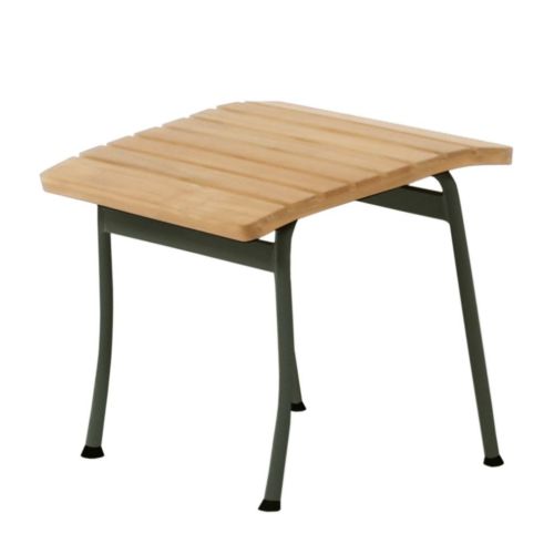 Mandalay Marguerit Fodskammel H: 40 cm - Teak/Antracit