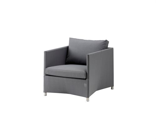 Cane-line Outdoor Diamond Loungestol - Grey AirTouch OUTLET
